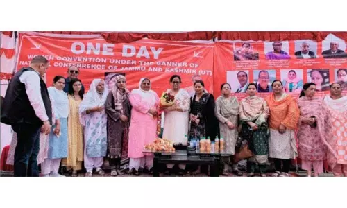 Jammu: लूथरा ने पार्टी की नीतियों के प्रसार में महिलाओं की भूमिका पर प्रकाश डाला