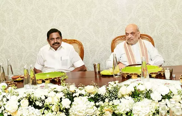 भाजपा के साथ गठबंधन सरकार नहीं: EPS भाजपा के साथ गठबंधन सरकार नहीं: EPS