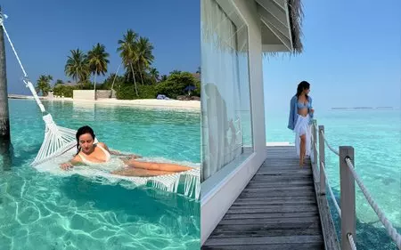 मालदीव की शांति के बीच समय में खो गईं Neha Sharma मालदीव की शांति के बीच समय में खो गईं Neha Sharma