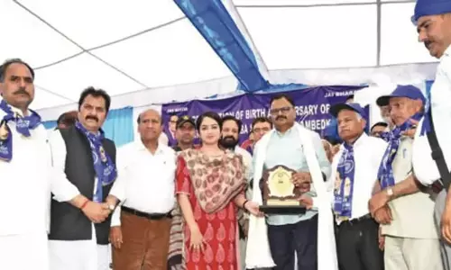 मंत्री जावेद राणा ने अंबेडकर को श्रद्धांजलि अर्पित की