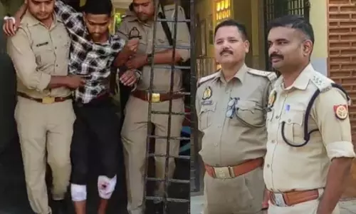 पुलिस के साथ मुठभेड़ में बदमाश के दोनों पैरों में लगी गोली, डबल मर्डर केस का मुख्य आरोपी घायल