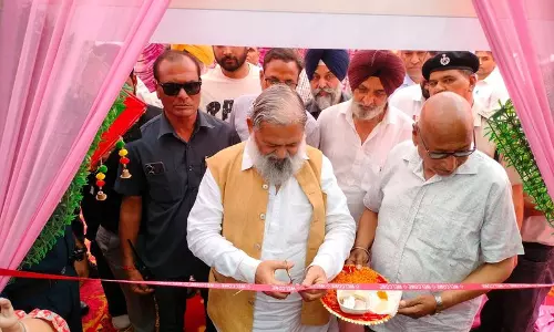 Haryana : अंबाला में अटल किसान-मजदूर कैंटीन का उद्घाटन Haryana : अंबाला में अटल किसान-मजदूर कैंटीन का उद्घाटन