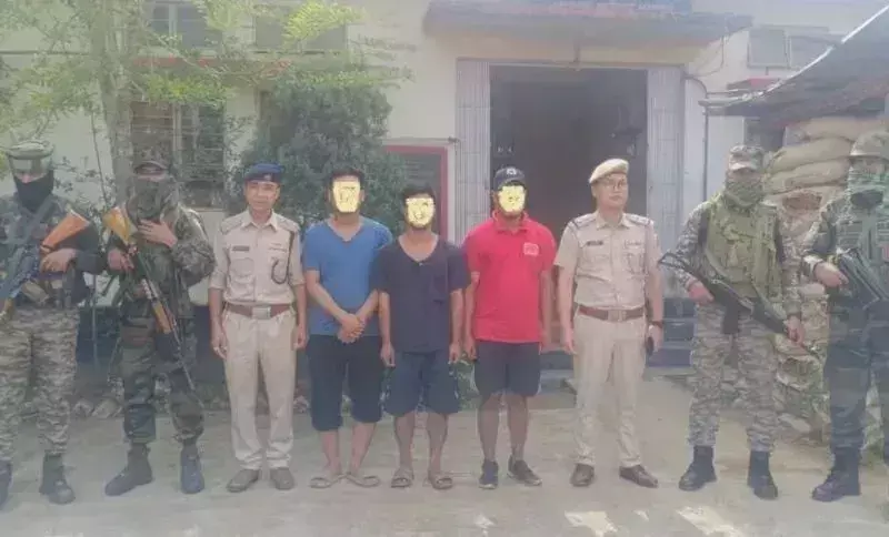 Manipur: भारत-म्यांमार सीमा पर तीन उग्रवादी गिरफ्तार