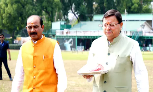 Uttarakhand CM ने सिल्क्यारा सुरंग के पास बाबा बौखनाग मंदिर में प्राण प्रतिष्ठा समारोह में भाग लिया
