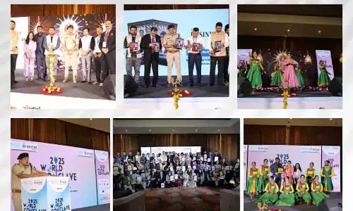 वर्ल्ड कॉन्क्लेव 2025 का भव्य आयोजन, ट्रांसफॉर्म, इनोवेट, डिसरप्ट थीम ने बिखेरा ग्लोबल विज़न का रंग