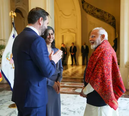 अमेरिकी उपराष्ट्रपति वेंस की भारत यात्रा द्विपक्षीय संबंधों में प्रगति की समीक्षा का अवसर : विदेश मंत्रालय अमेरिकी उपराष्ट्रपति वेंस की भारत यात्रा द्विपक्षीय संबंधों में प्रगति की समीक्षा का अवसर : विदेश मंत्रालय