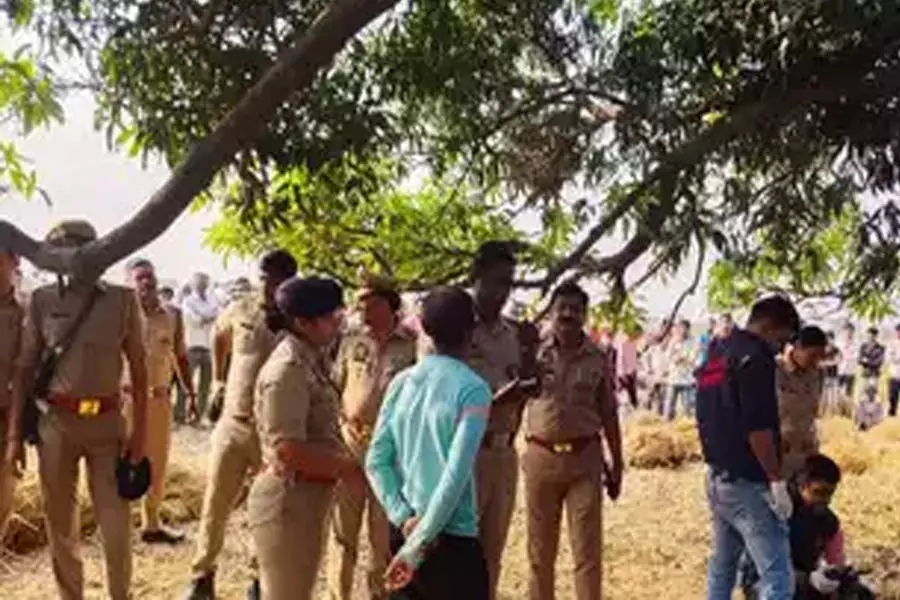 दंपत्ति का शव पेड़ से मिला लटका, जांच में जुटा पुलिस दंपत्ति का शव पेड़ से मिला लटका, जांच में जुटा पुलिस
