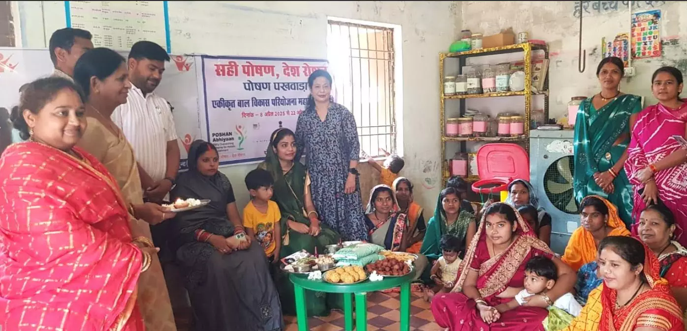 आंगनबाड़ी केन्द्रों में सुपोषण चौपाल आयोजित आंगनबाड़ी केन्द्रों में सुपोषण चौपाल आयोजित