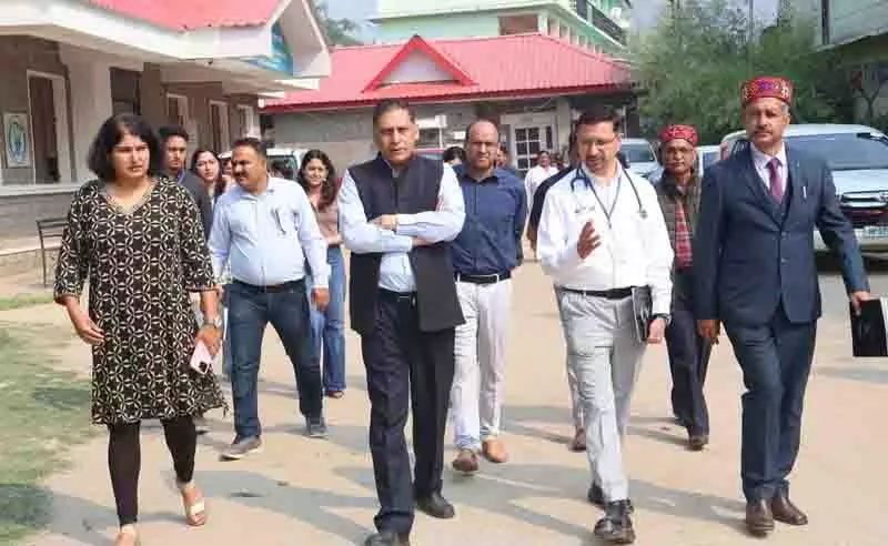 कुल्लू जिले का नशा मुक्ति केंद्र एक आदर्श पहल: Chief Secretary कुल्लू जिले का नशा मुक्ति केंद्र एक आदर्श पहल: Chief Secretary
