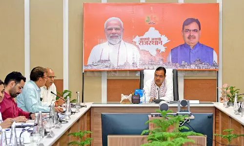 Jaipur : महत्वपूर्ण पेयजल योजनाओं aसमय से करें पूरा - मुख्यमंत्री भजनलाल शर्मा