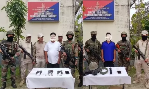 Manipur: अलग-अलग अभियानों में दो विद्रोही गिरफ्तार