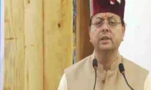 देहरादून में अभिनंदन कार्यक्रम में ऊर्जा निगम कर्मियों ने CM धामी को किया सम्मानित