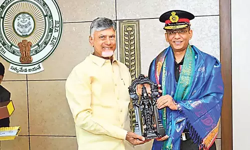 Andhra: अजय मिश्रा ने अमरावती में मुख्यमंत्री चंद्रबाबू नायडू से मुलाकात की