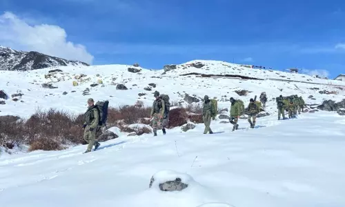 भारतीय सेना ने ARMEX-24 एक उच्च-ऊंचाई साहसिक अभियान का सफलतापूर्वक समापन किया भारतीय सेना ने ARMEX-24 एक उच्च-ऊंचाई साहसिक अभियान का सफलतापूर्वक समापन किया