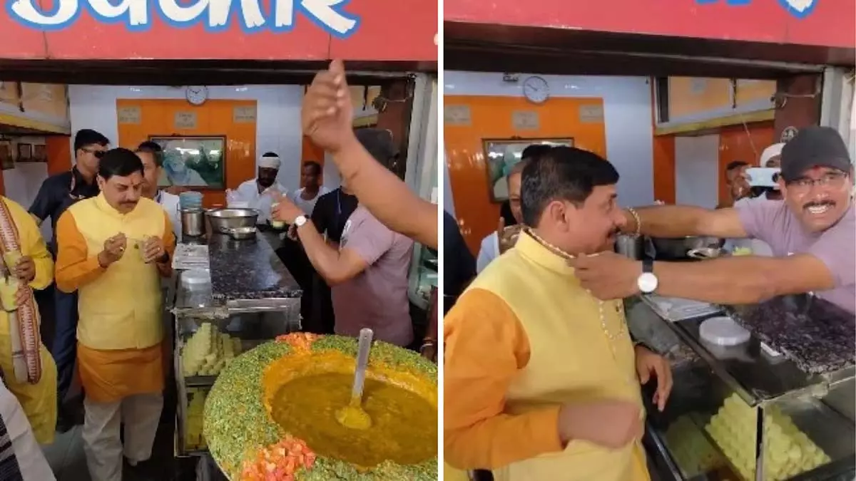 MP: सीएम नीमच में गर्मी से बचने के लिए मीठी लस्सी का आनंद लेते दिखे MP: सीएम नीमच में गर्मी से बचने के लिए मीठी लस्सी का आनंद लेते दिखे