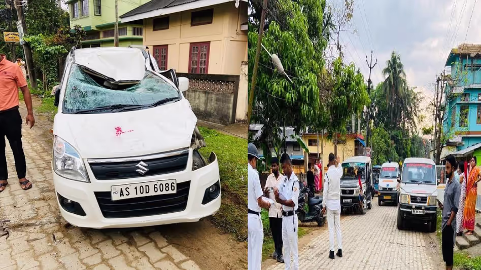 Assam : श्रीभूमि के लखीबाजार में तेज रफ्तार कार की टक्कर में एक व्यक्ति की मौत Assam : श्रीभूमि के लखीबाजार में तेज रफ्तार कार की टक्कर में एक व्यक्ति की मौत