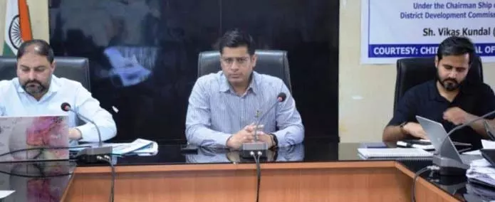 DDC चेयरमैन, विधायक ने PMAY-G कार्यशाला का उद्घाटन किया DDC चेयरमैन, विधायक ने PMAY-G कार्यशाला का उद्घाटन किया
