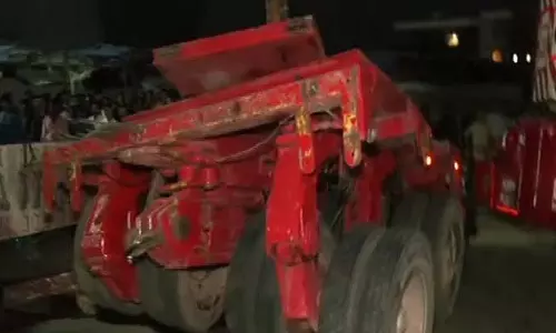 गर्डर गिरने से ऑटो चालक की मौत: ठेकेदार समेत तीन के खिलाफ FIR दर्ज