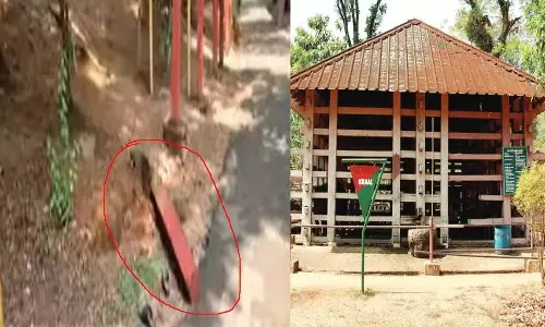 Konni हाथी शिविर में कंक्रीट का खंभा गिरने से 4 वर्षीय बच्चे की मौत