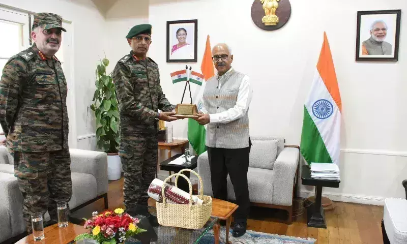 Manipur के राज्यपाल को प्रमुख उग्रवाद विरोधी अभियानों की जानकारी दी गई