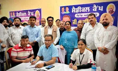 Ludhiana: निःशुल्क चिकित्सा शिविर से 587 मरीज लाभान्वित