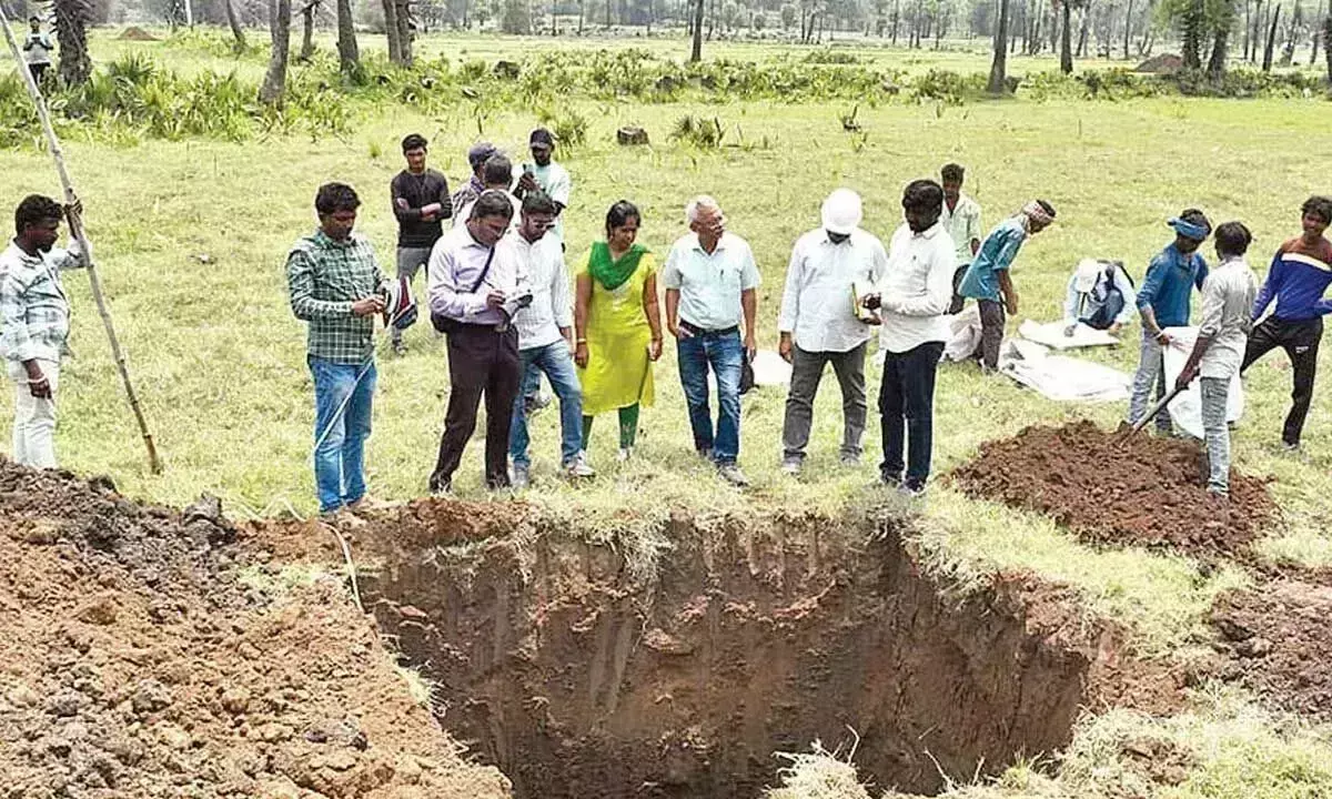 Polavaram परियोजना में मिट्टी की गुणवत्ता का परीक्षण जारी