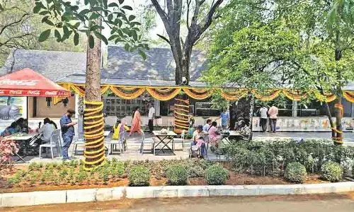Hyderabad: नेहरू जूलॉजिकल पार्क ने राइनो फूड कोर्ट शुरू किया