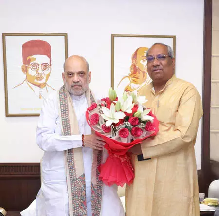 संजय निषाद ने अमित शाह से की मुलाकात, मछुआ समाज के मुद्दों पर हुई चर्चा संजय निषाद ने अमित शाह से की मुलाकात, मछुआ समाज के मुद्दों पर हुई चर्चा