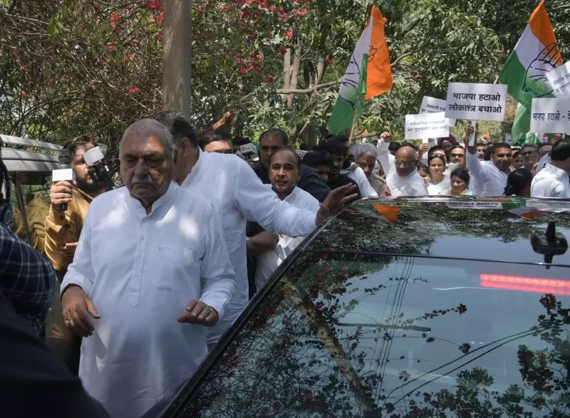भूपेंद्र हुड्डा ने एकजुट Congress विरोध प्रदर्शन का नेतृत्व किया, सीएलपी बोली को मजबूत किया भूपेंद्र हुड्डा ने एकजुट Congress विरोध प्रदर्शन का नेतृत्व किया, सीएलपी बोली को मजबूत किया