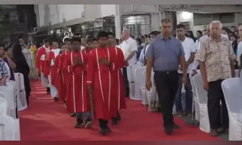 भारतीय अल्पसंख्यक संघ ने Mumbai में गुड फ्राइडे मास में भाग लिया, अंतरधार्मिक सद्भाव का आह्वान किया