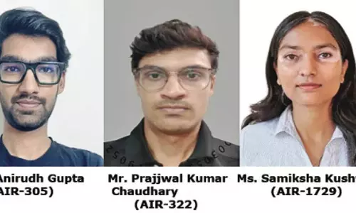 GATE 2025: SMVDU छात्रों का शानदार प्रदर्शन, आर्किटेक्चर-प्लानिंग में शीर्ष रैंक GATE 2025: SMVDU छात्रों का शानदार प्रदर्शन, आर्किटेक्चर-प्लानिंग में शीर्ष रैंक