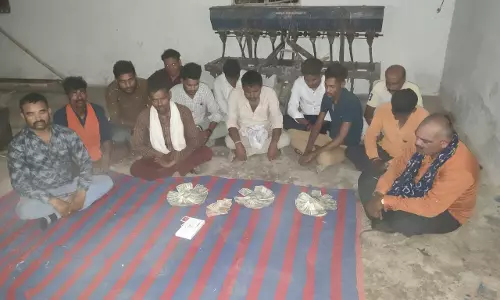 13 जुआरी गिरफ्तार, डेढ़ लाख नकदी जब्त