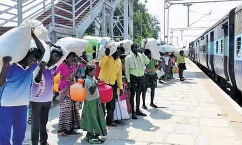 AP कुरनूल जिला जल संकट के कारण मजदूरों के पलायन के संकट से जूझ रहा