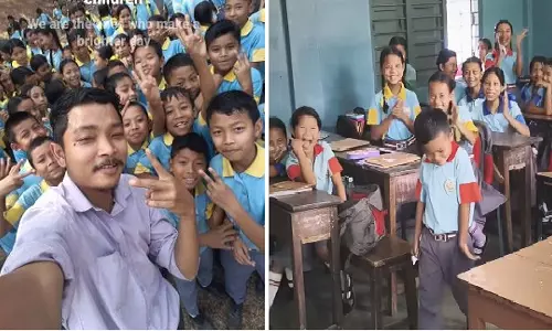 Meghalaya के शिक्षक ने मजेदार क्लासरूम रैंप वॉक सेशन से जीता दिल