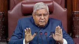 डीएमके ने न्यायपालिका के खिलाफ टिप्पणी के लिए धनखड़ की आलोचना की डीएमके ने न्यायपालिका के खिलाफ टिप्पणी के लिए धनखड़ की आलोचना की