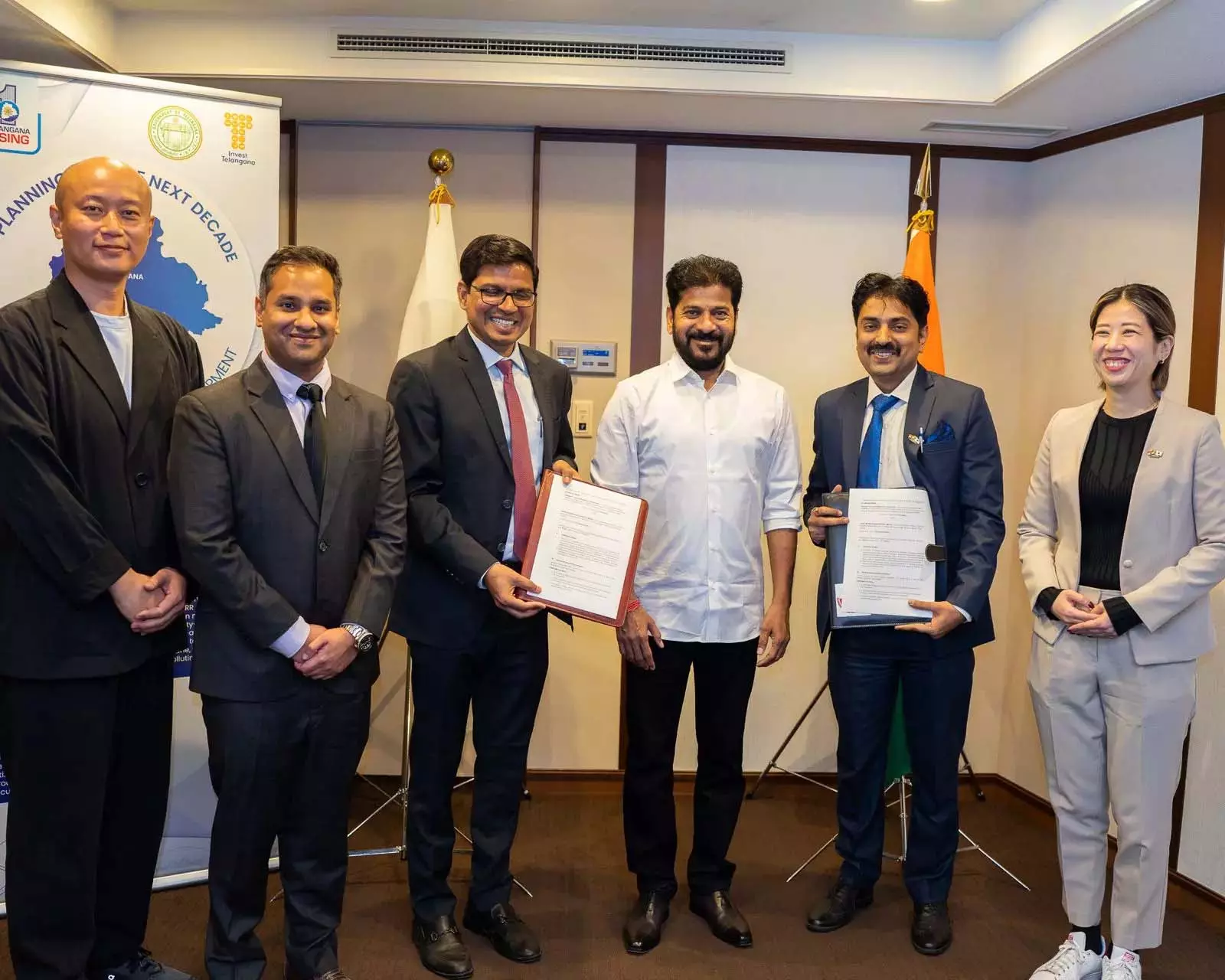Telangana प्रतिनिधिमंडल ने टोक्यो में शीर्ष मैनपावर कंपनियों के साथ समझौता ज्ञापन पर हस्ताक्षर किए Telangana प्रतिनिधिमंडल ने टोक्यो में शीर्ष मैनपावर कंपनियों के साथ समझौता ज्ञापन पर हस्ताक्षर किए