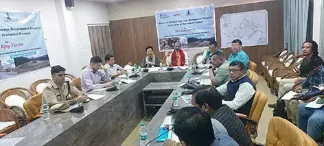 Union Minister ने अरुणाचल प्रदेश में राजमार्ग परियोजनाओं का जायजा लिया Union Minister ने अरुणाचल प्रदेश में राजमार्ग परियोजनाओं का जायजा लिया