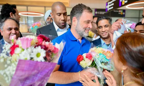 Rahul Gandhi रोड आइलैंड में ब्राउन यूनिवर्सिटी का दौरा करने अमेरिका पहुंचे Rahul Gandhi रोड आइलैंड में ब्राउन यूनिवर्सिटी का दौरा करने अमेरिका पहुंचे