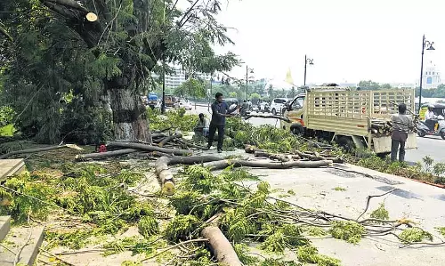 Hyderabad के कई हिस्सों में फिर बारिश, yellow अलर्ट जारी