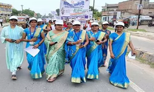 कडप्पा में निकाली  स्वच्छता रैली