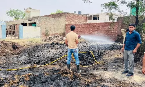Haryana :  भीषण आग के बाद प्रशासन ने क्षेत्न में नुकसान का आकलन शुरू