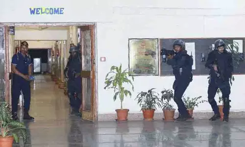 Telangana ऑक्टोपस पुलिस द्वारा रेल निलयम में मॉक ड्रिल का आयोजन किया