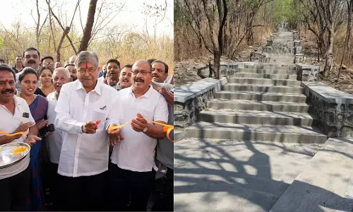 Pune : महाराष्ट्र के मंत्री ने कोथरुड में म्हाटोबा मंदिर की पुनर्निर्मित सीढ़ियों का उद्घाटन किया Pune : महाराष्ट्र के मंत्री ने कोथरुड में म्हाटोबा मंदिर की पुनर्निर्मित सीढ़ियों का उद्घाटन किया