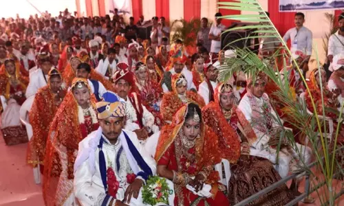 Chief Minister भूपेन्द्र पटेल ठाकोर समुदाय के सामूह लग्नोत्सव में हुए शामिल