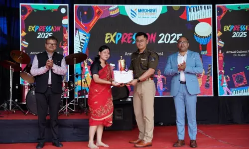 Sikkim : मेधावी स्किल्स यूनिवर्सिटी का वार्षिक उत्सव ‘एक्सप्रेशन्स 2025’ संपन्न हुआ Sikkim : मेधावी स्किल्स यूनिवर्सिटी का वार्षिक उत्सव ‘एक्सप्रेशन्स 2025’ संपन्न हुआ