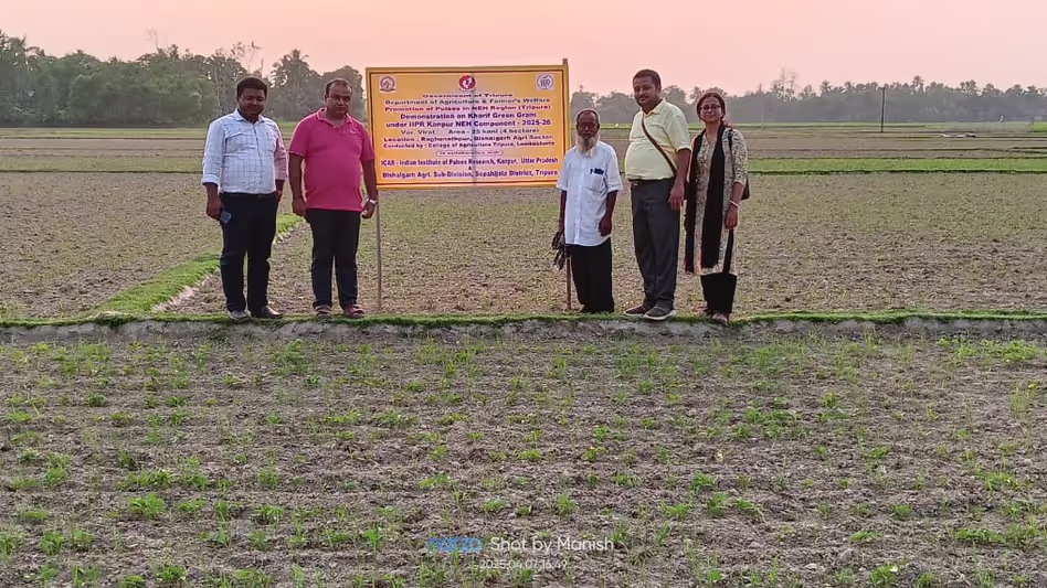 Tripura के किसान एकल-फसल वाले खेतों को साल भर खेती योग्य बना रहे