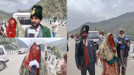 तबाही भी नहीं रोक पाई शादी, हाईवे पर फंसे दूल्हा-दुल्हन के लिए देवदूत बनी भारतीय सेना तबाही भी नहीं रोक पाई शादी, हाईवे पर फंसे दूल्हा-दुल्हन के लिए देवदूत बनी भारतीय सेना