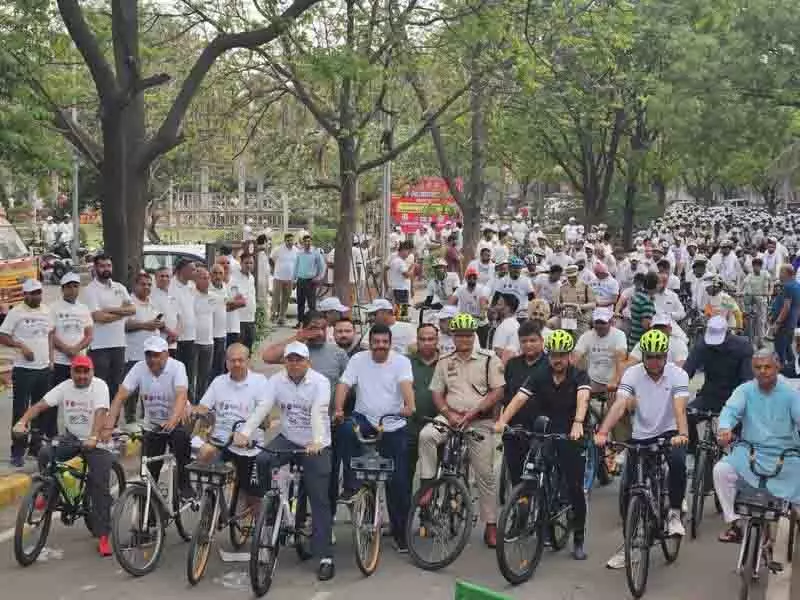 ड्रग्स जागरूकता साइक्लोथॉन Panchkula पहुंचा ड्रग्स जागरूकता साइक्लोथॉन Panchkula पहुंचा