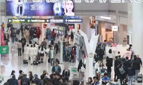 Incheon Airport  पिछले साल अंतरराष्ट्रीय यात्री यातायात में तीसरे स्थान पर रहा
