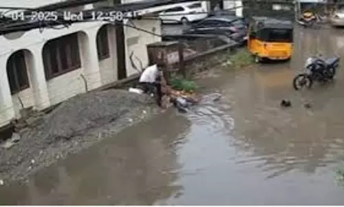 Chennai: युवक ने करंट लगे पानी से बच्चे को बचाने के लिए जोखिम में डाली जान